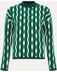 Phase Eight - Payton Geo Jacquard Knit Top - Lyst