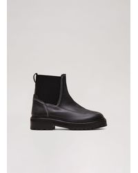 Phase Eight - Feature Stitch Chunky Chelsea Boot - Lyst
