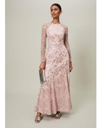 Phase Eight - 's Natalya Sequin Floral Maxi Dress - Lyst