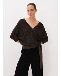 Phase Eight - 's Harper Wrap Knit Top - Lyst