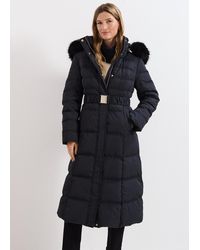 Phase Eight - Dixie Long Fur Hood Puffer - Lyst