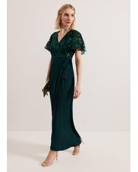 Phase Eight - Minty Wrap Maxi Dress - Lyst