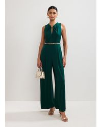 Phase Eight - Alinda Jersey Trim Jumpsuit - Lyst