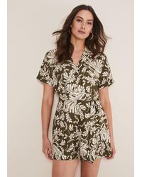 Phase Eight - 's Rosalia Printed Playsuit - Lyst