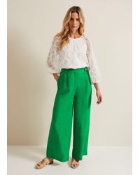 Phase Eight - Lottie Linen Wide Leg Trousers - Lyst