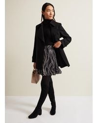 Phase Eight - Ilaria Flippy Mini Pearl Print Skirt - Lyst