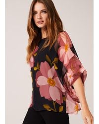 Phase Eight - Anemone Silk Blouse - Lyst