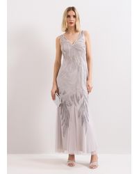 Phase Eight - Reina Beaded Maxi Dress - Lyst