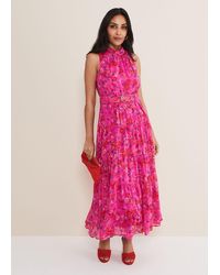 Phase Eight - Petite Kara Floral Tiered Maxi Dress - Lyst