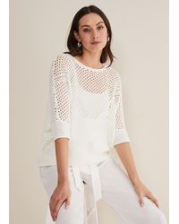 Phase Eight - 's Sophie Honeycomb Tape Knit - Lyst