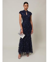 Phase Eight - 's Sofia Embroidered Maxi Dress - Lyst