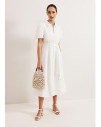 Phase Eight - Carlotta Linen Dress - Lyst
