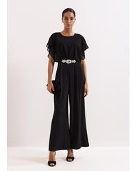 Phase Eight - Velma Jewelled Belt Jumpsuit - Lyst