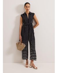 Phase Eight - Delina Geo Diamond Jumpsuit - Lyst