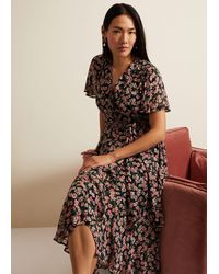 Phase Eight - Juliette Fil Coupe Print Dress - Lyst