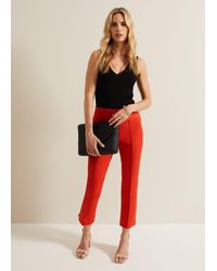 Phase Eight - Miah Stretch Capri Trousers - Lyst
