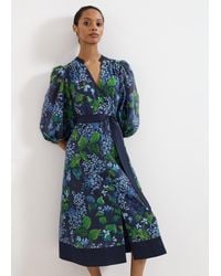 Phase Eight - Nixie Floral Print Midi Shirt Dress - Lyst