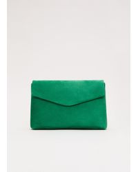 Phase Eight - Suede Clutch Bag - Lyst