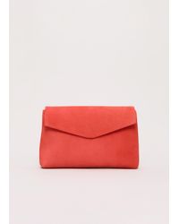 Phase Eight - Suede Clutch Bag - Lyst