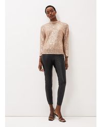 Phase Eight - Amina Faux Leather Jegging - Lyst