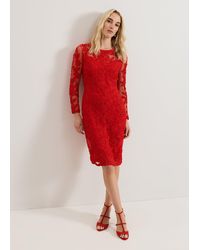 Phase Eight - Navida Tapework Midi Dress - Lyst
