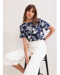 Phase Eight - Elma Postcard Print Top - Lyst