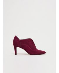 Phase Eight - Suede Split Front Shoe Boots - Lyst