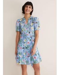 Phase Eight - 's Velma Cotton Floral Mini Dress - Lyst