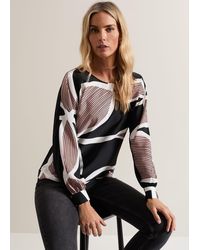 Phase Eight - Alora Swirl Print Top - Lyst