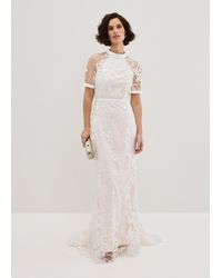 Phase Eight - Poppy Embroidered Wedding Dress - Lyst