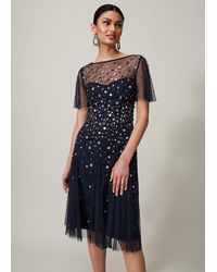 Phase Eight - 's Molly Sequin Midi Dress - Lyst