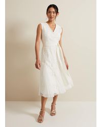 Phase Eight - Caterina Embroidered Wedding Dress - Lyst