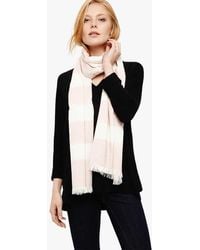Phase Eight - Claudine Pastel Stripe Scarf - Lyst