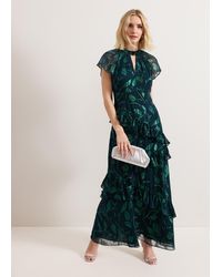 Phase Eight - Haisley Silk Shimmer Maxi Dress - Lyst