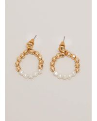 Phase Eight - 's Pearl Hoops - Lyst