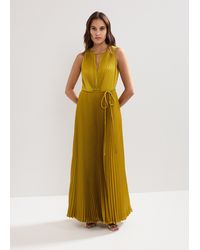 Phase Eight - Dionne Pleated Maxi Dress - Lyst