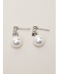 Phase Eight - Sparkle And Pearl Earrings - Lyst