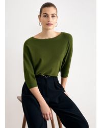 Phase Eight - Cristine Fine Knit Batwing Jumper - Lyst