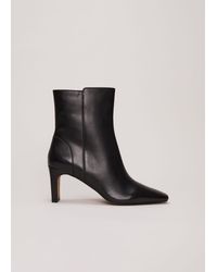 Phase Eight - Leather Ankle Boots - Lyst