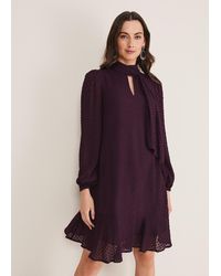 Phase Eight - Everly Textured Swing Dress - Lyst