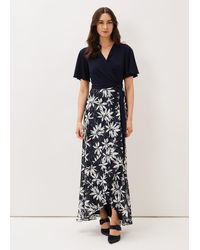 Phase Eight - Brogan Lace Skirt Maxi Dress - Lyst