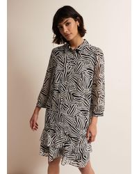 Phase Eight - 's Penelope Zebra Shirt Mini Dress - Lyst