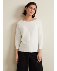 Phase Eight - Nellie Ripple Stitch Jumper - Lyst