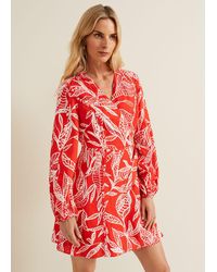 Phase Eight - Charlotte Wrap Mini Dress - Lyst