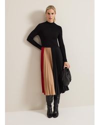 Phase Eight - Kiera Colourblock Woven Hem Midi Dress - Lyst