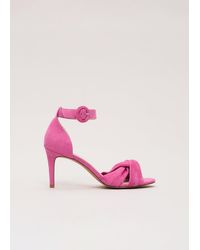 Phase Eight - Suede Twist Sandal - Lyst