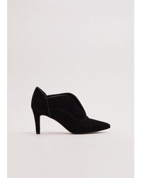 Phase Eight - Suede Split Front Shoe Boot - Lyst