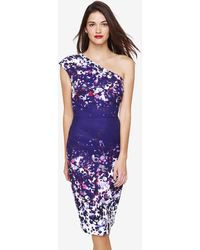 Damsel In A Dress - 's Catalina One Shoulder Printed Dress - Lyst