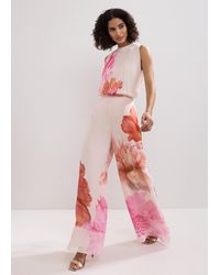 Phase Eight - Ember Wide Leg Pleated Co-Ord Trouser - Lyst