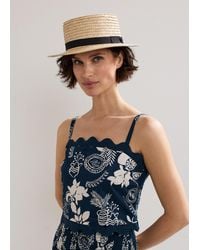 Phase Eight - Casual Straw Boater - Lyst